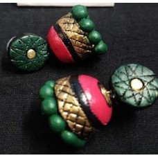 Handpainted Terracotta Jewellery – Ear rings